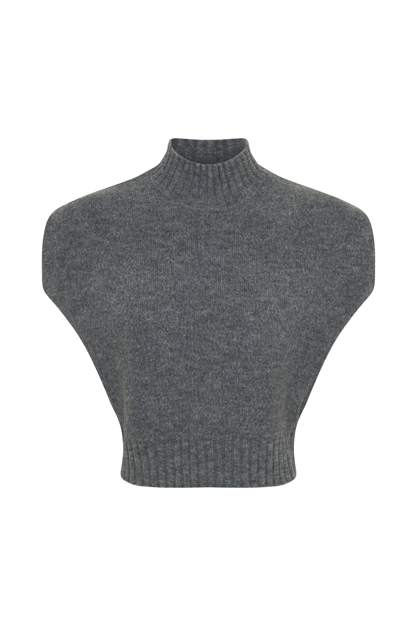 Niko Knit Oversized Top - Charcoal