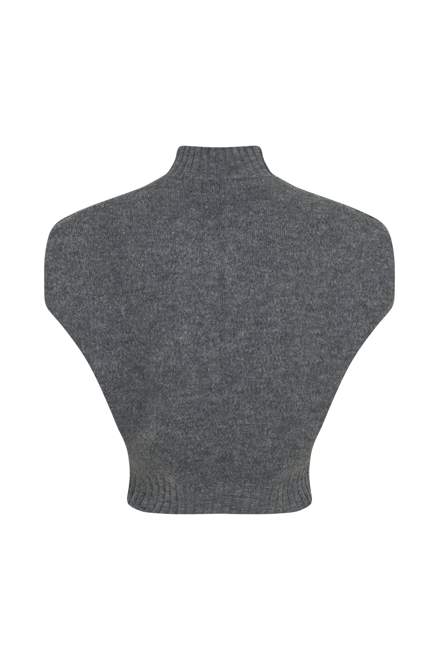 Niko Knit Oversized Top - Charcoal