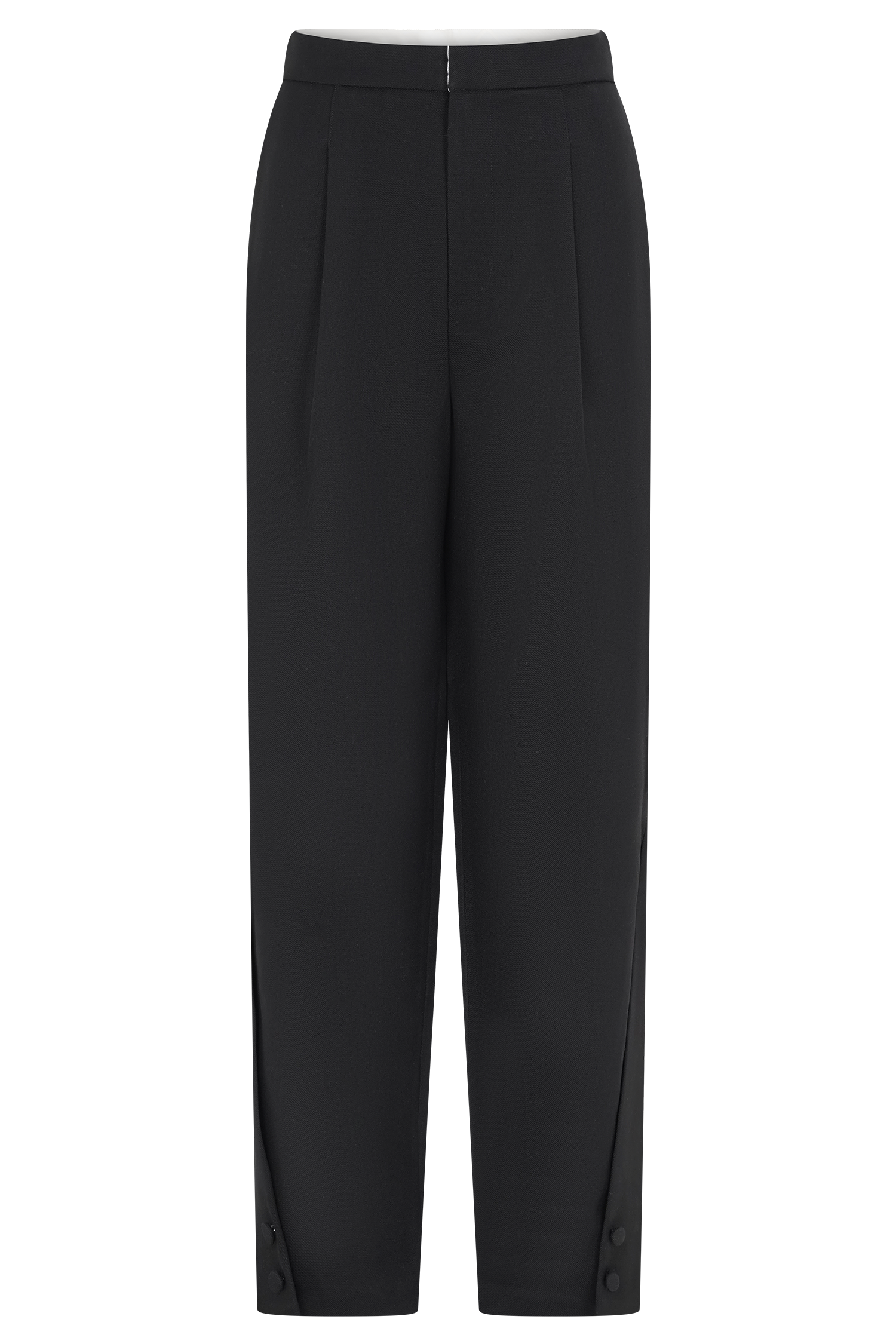 Olie Barrel Leg Suiting Pants - Black #9