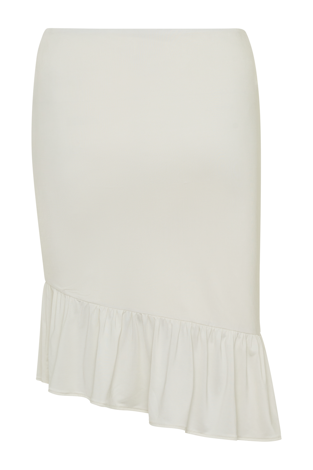 Polina Ruffle Midi Skirt - Ivory #7
