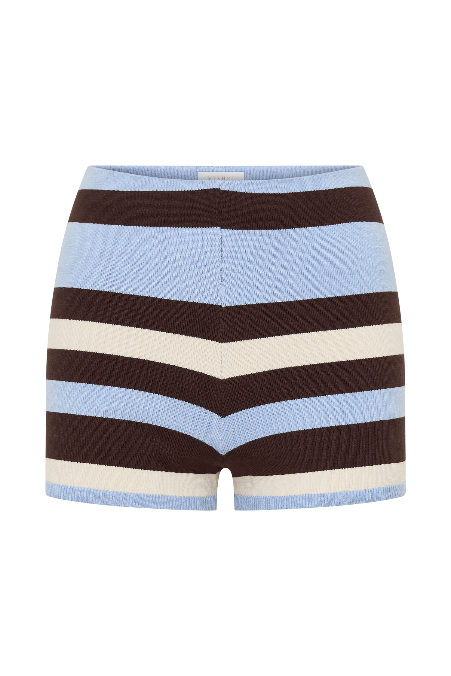 Philly Stripe Knit Short - Chocolate/Blue #11