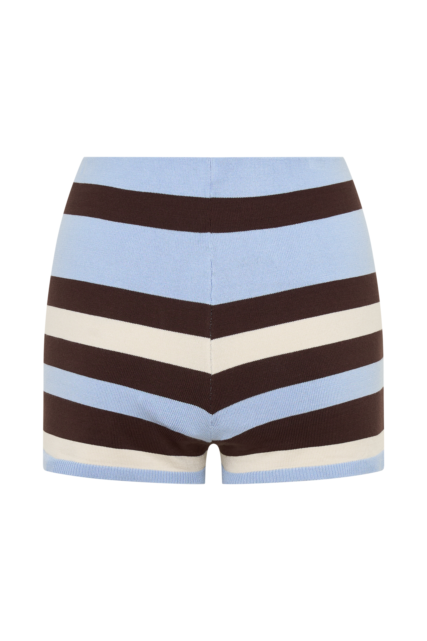 Philly Stripe Knit Short - Chocolate/Blue #10
