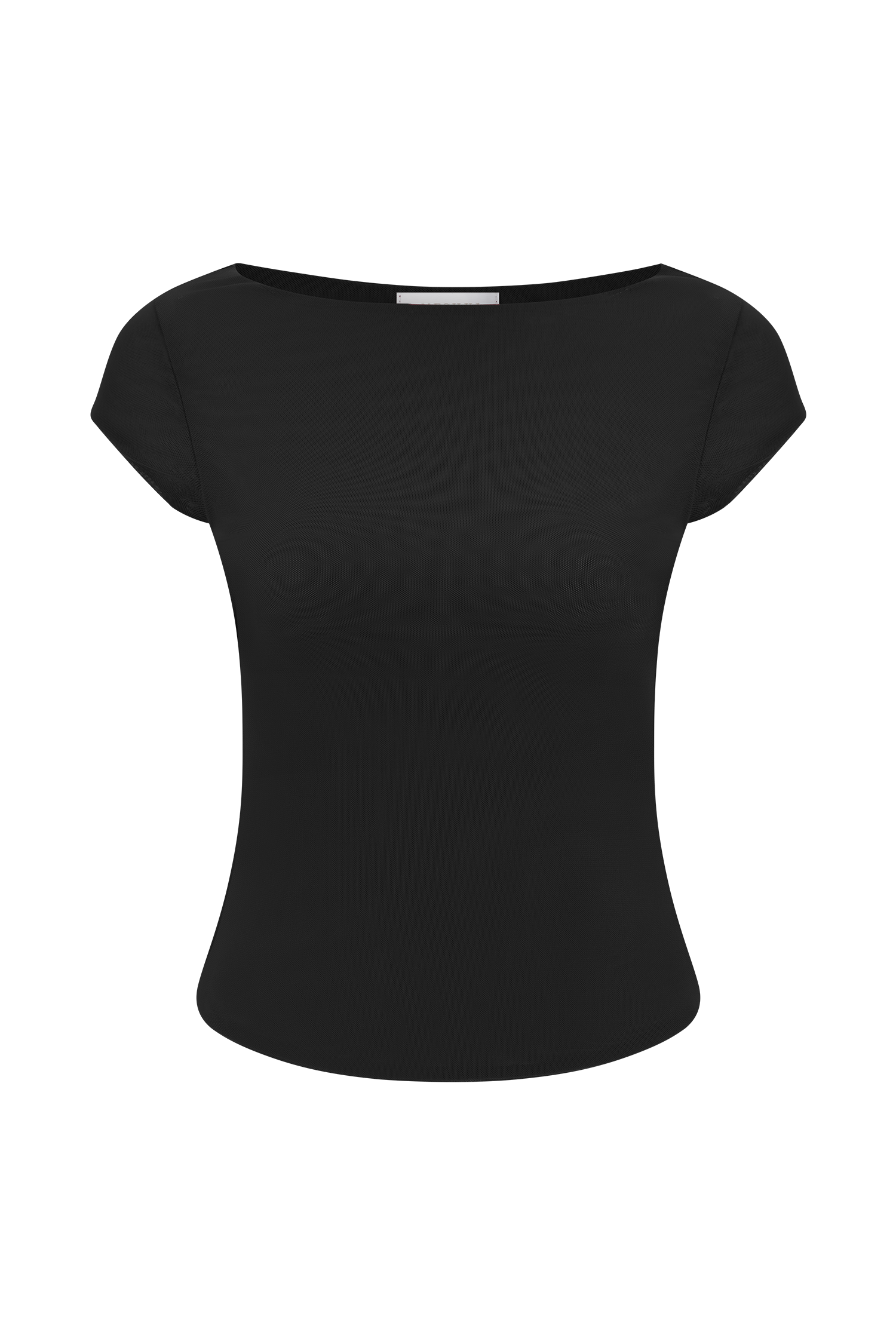 Romana Short Sleeve Mesh Top - Black #10