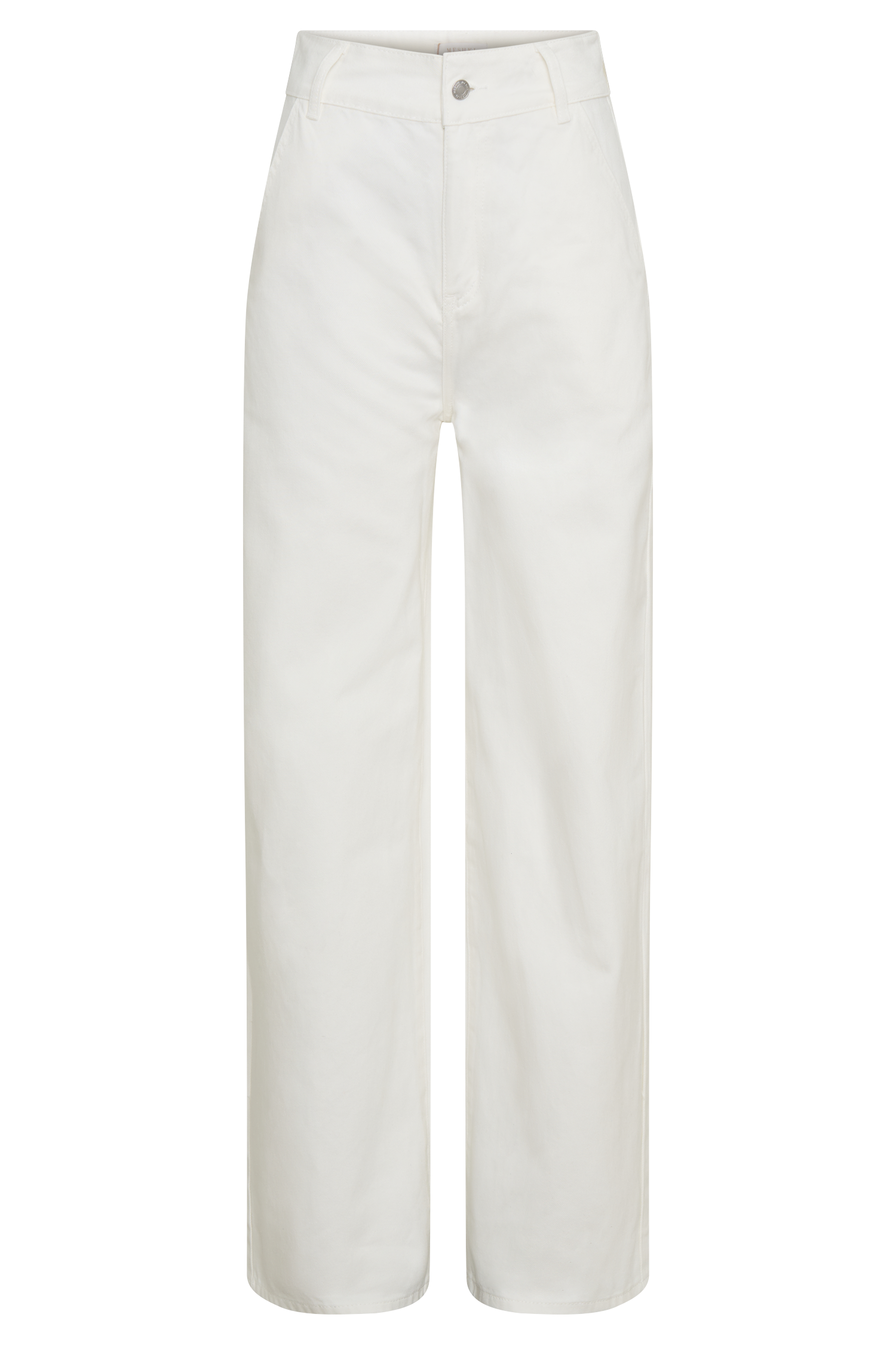 Roxy Wide Leg High Waist Denim Jeans White MESHKI