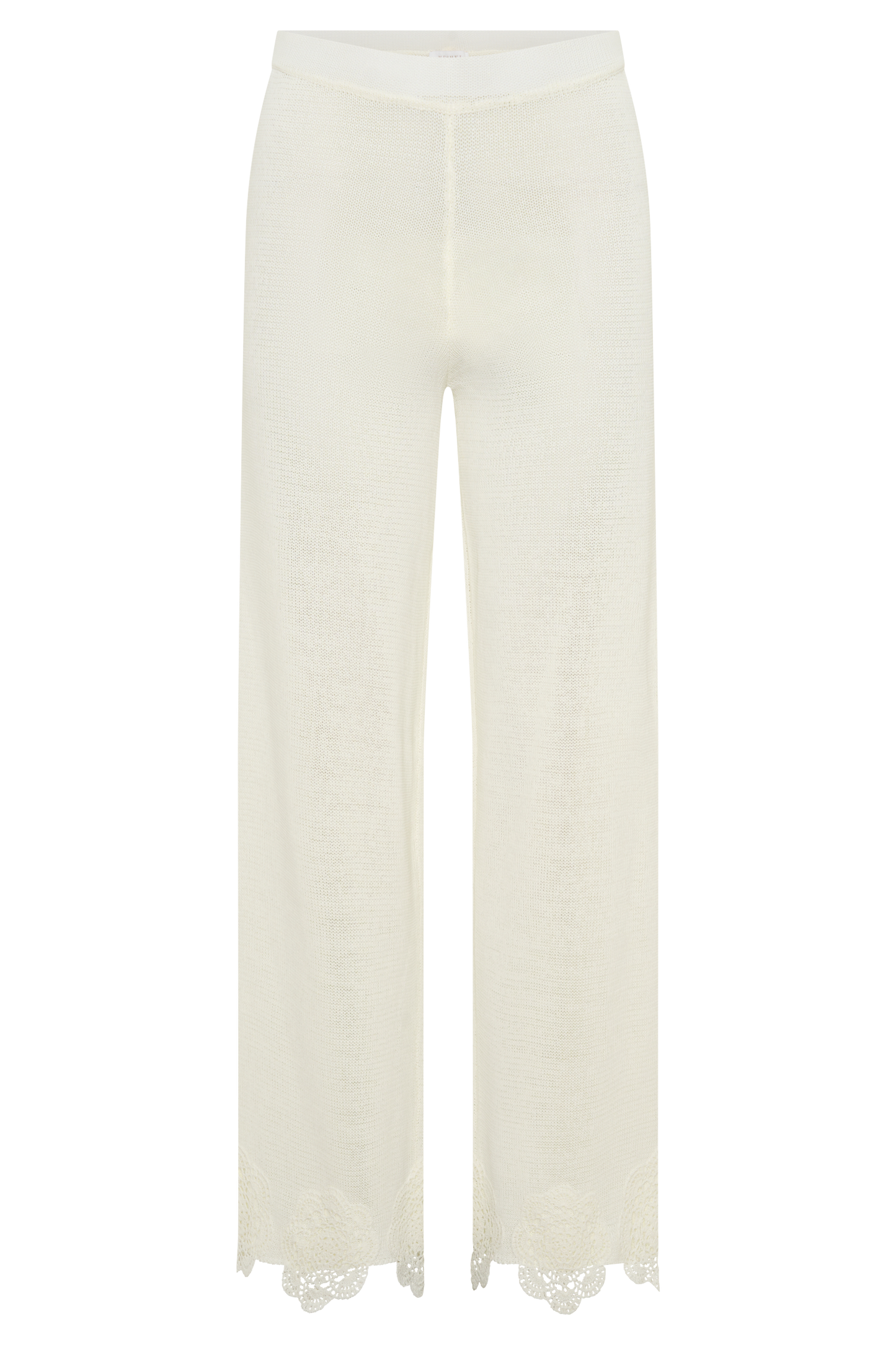 Salley Crochet Pants - Ivory