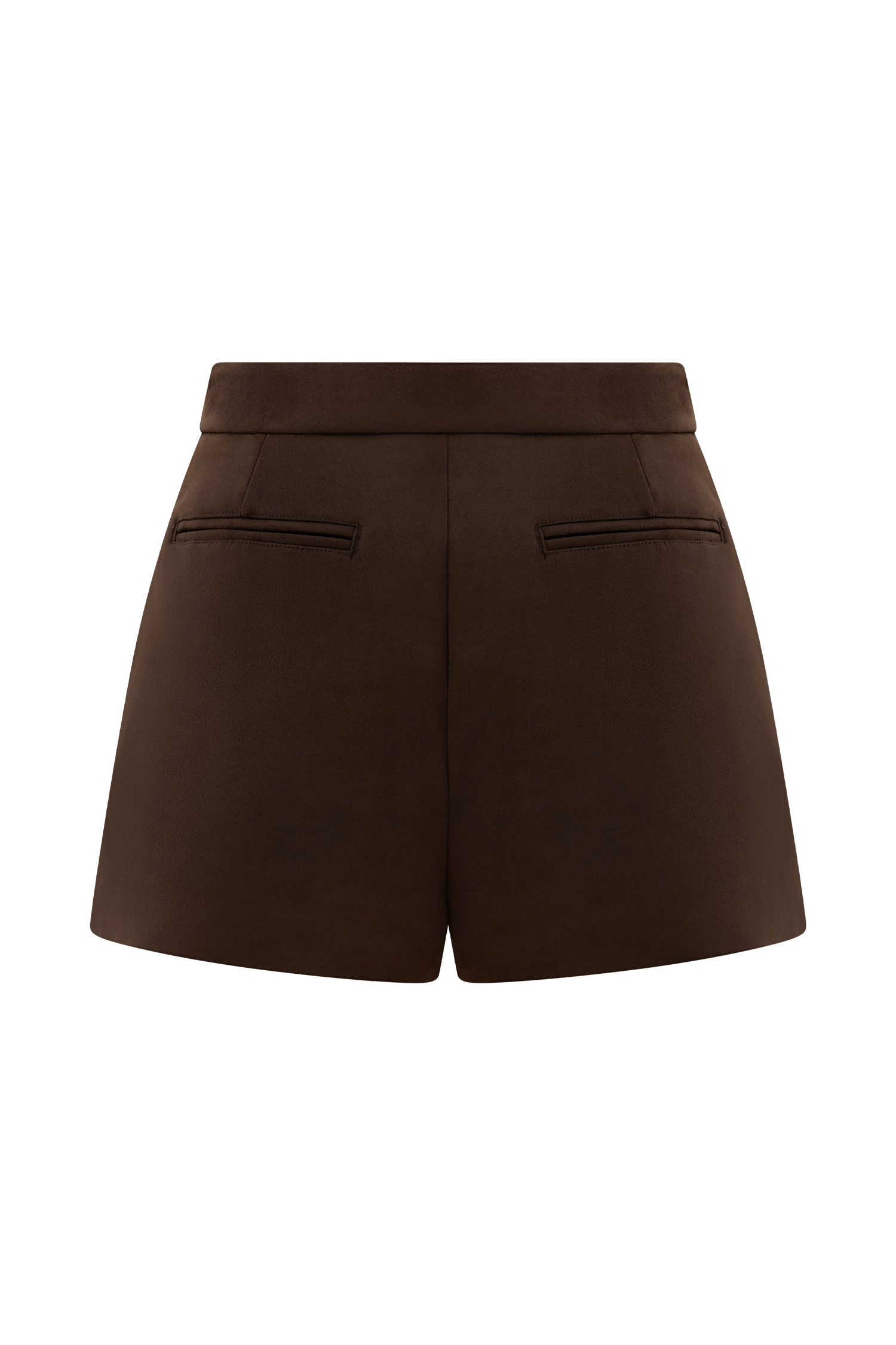 Sally Faux Suede Short Milk Chocolate MESHKI