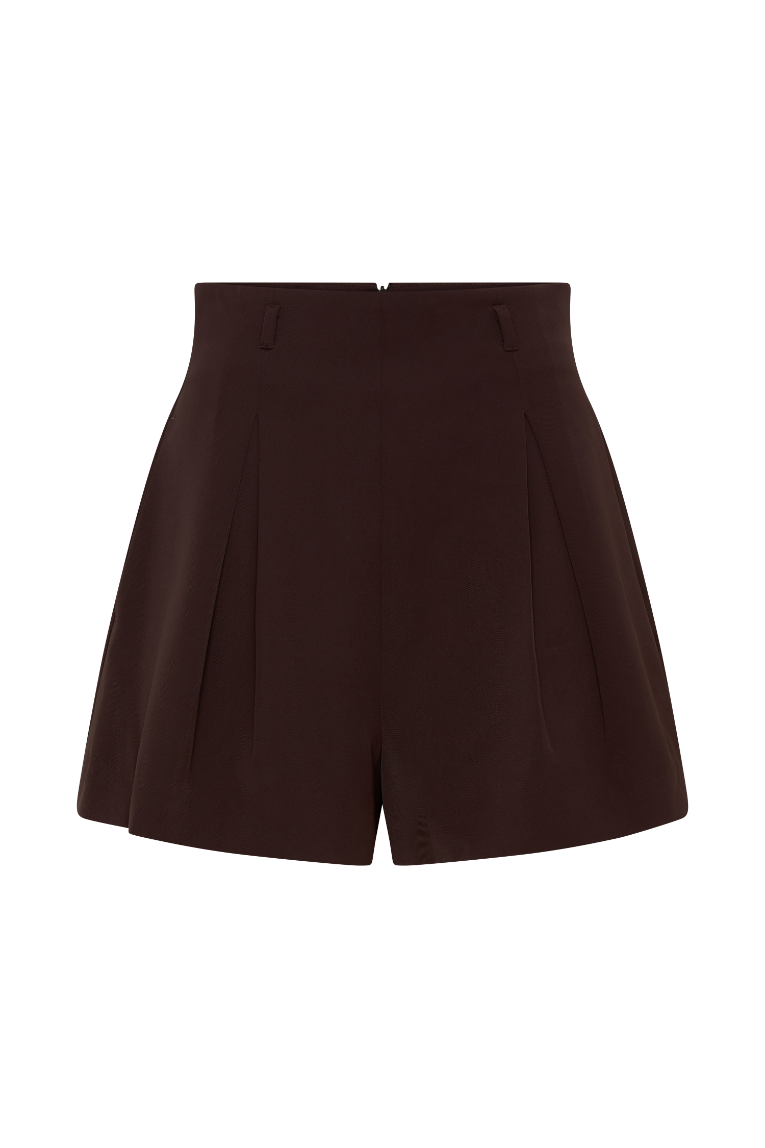 Simone Pleated Suiting Short - Dark Chocolate #6