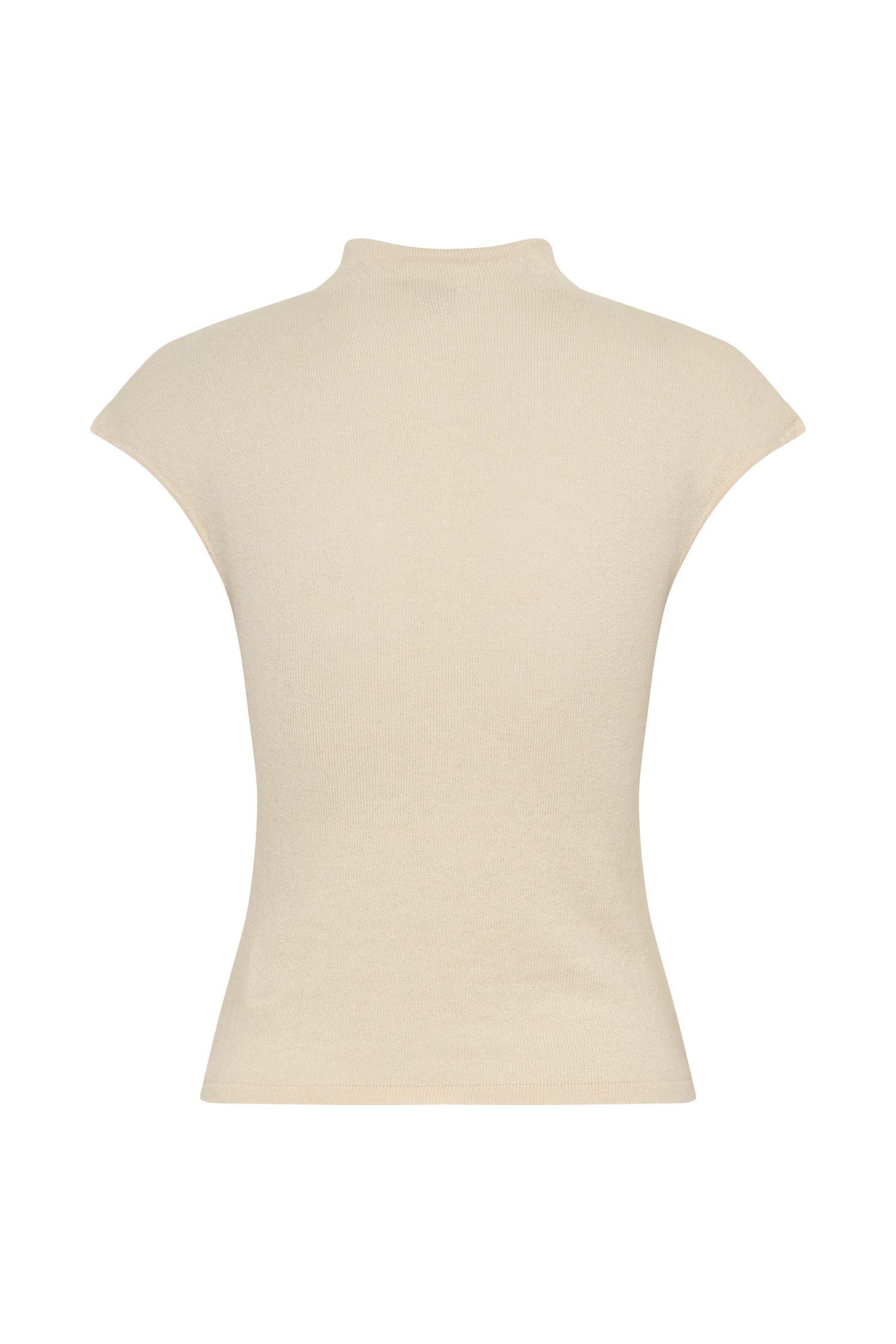 Sonny Short Sleeve Knit Top - Cream #9