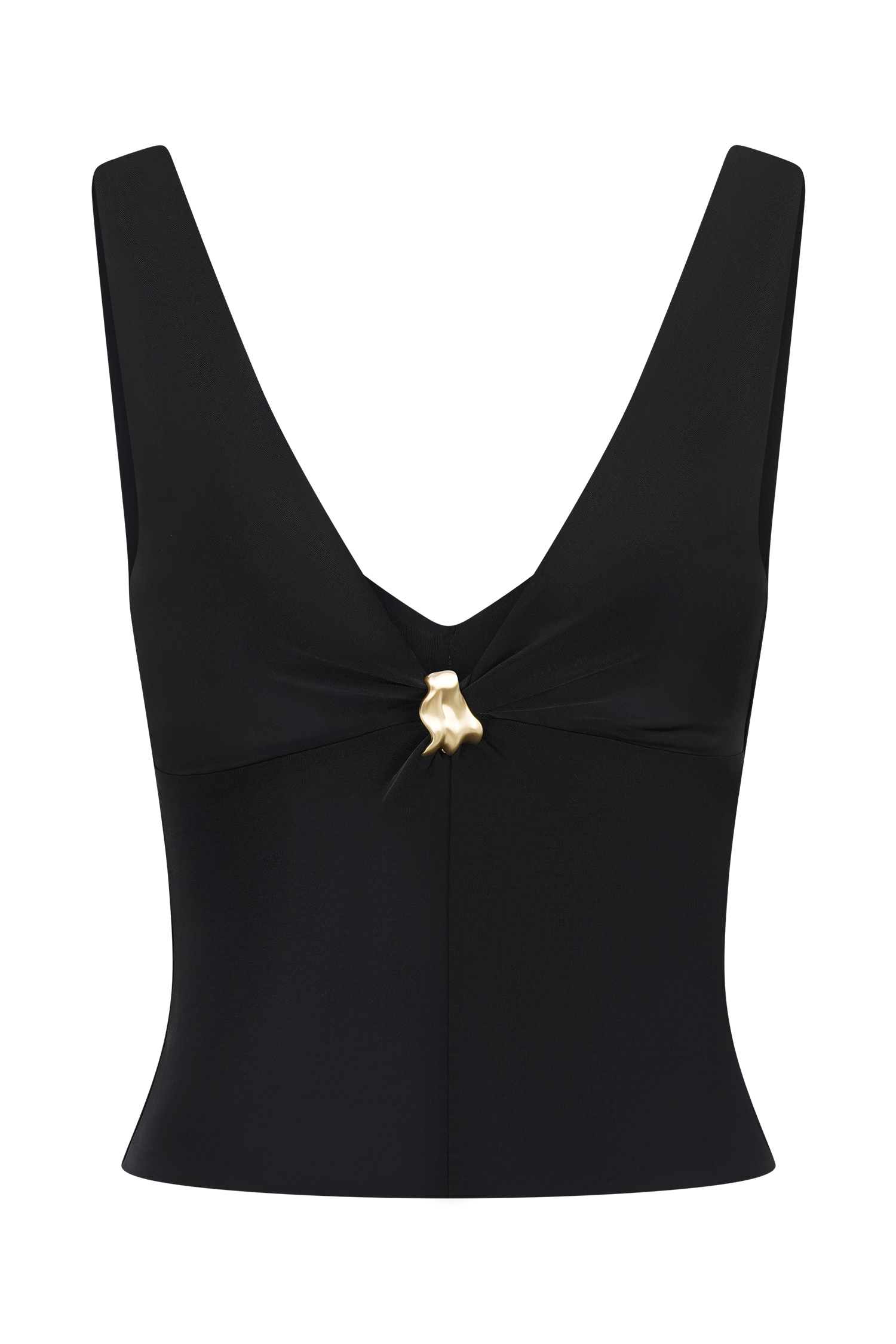 Spencer Slinky Top with Hardware - Black #9