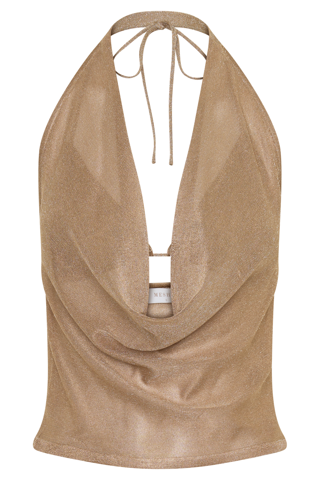 Stan Lurex Mini Skirt - Gold & MESHKI