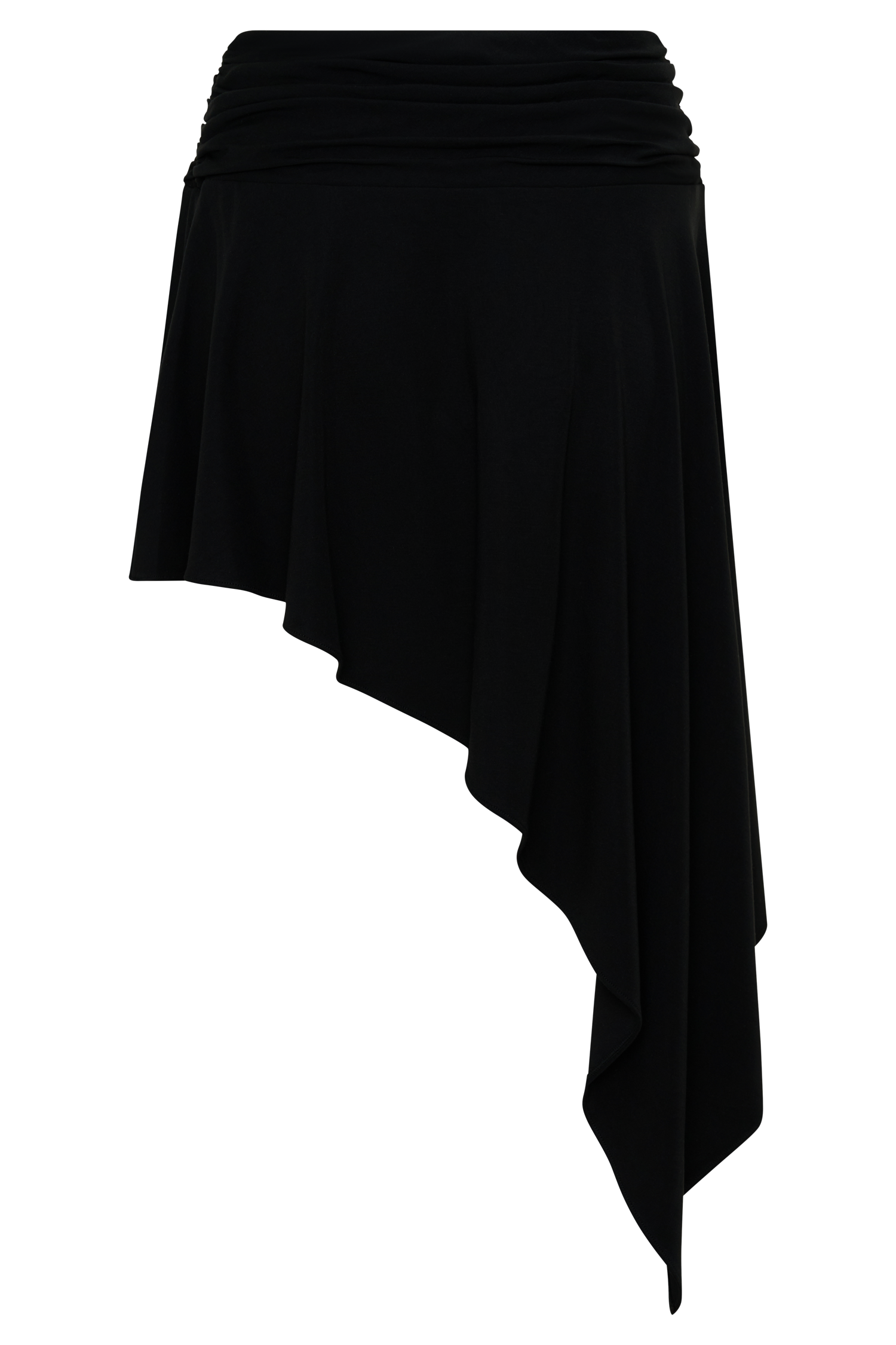 Talise Modal Hankie Midi Skirt - Black #8