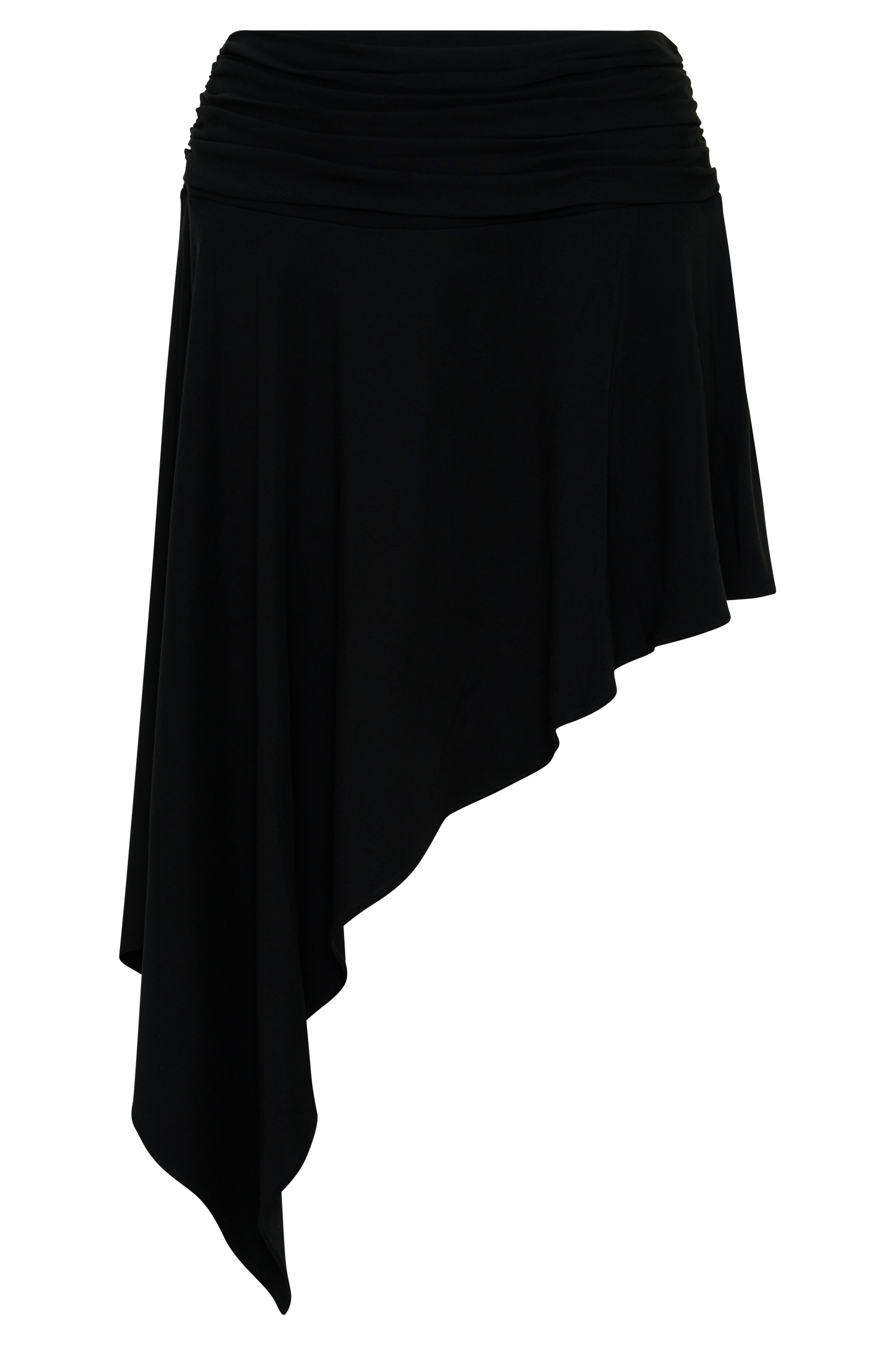 Talise Modal Hankie Midi Skirt - Black #9