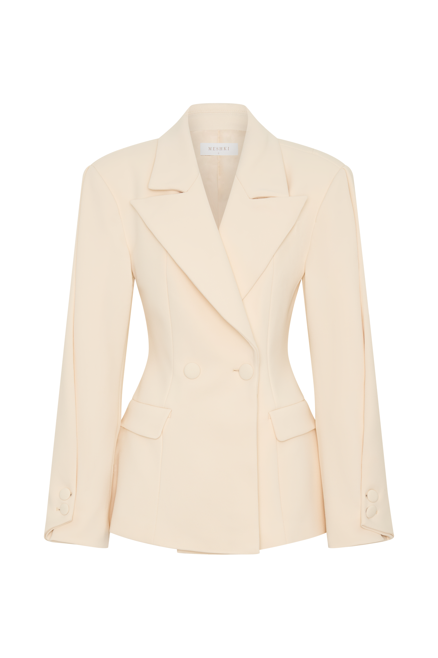 Wesley Structured Blazer - Buttercream #9