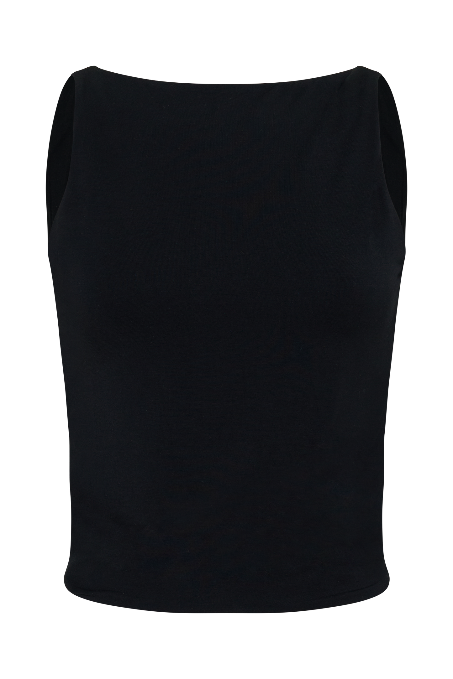 Yura Backless Twist Top - Black