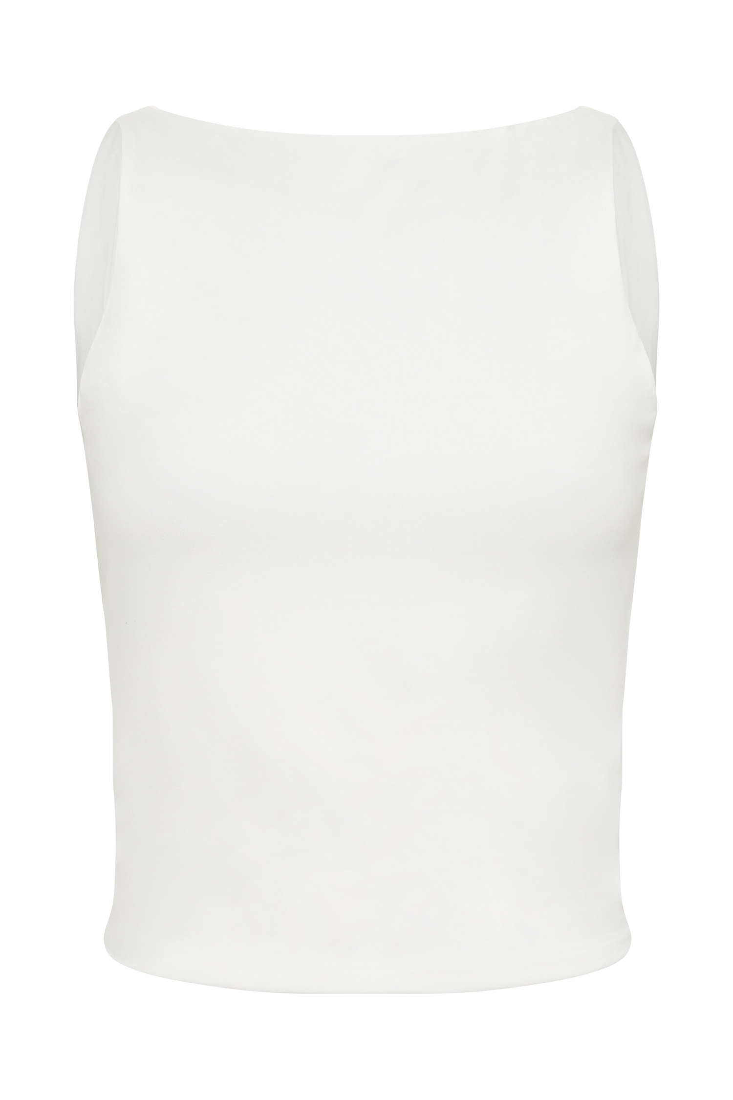 Yura Backless Twist Top - White #9