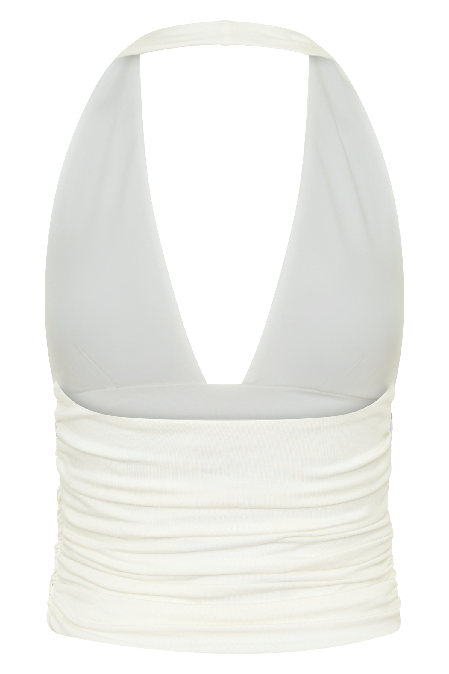 Peregrine Modal Gathered Halter Top - White #10