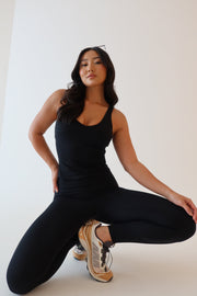 Nadine Yoga Top - Black
