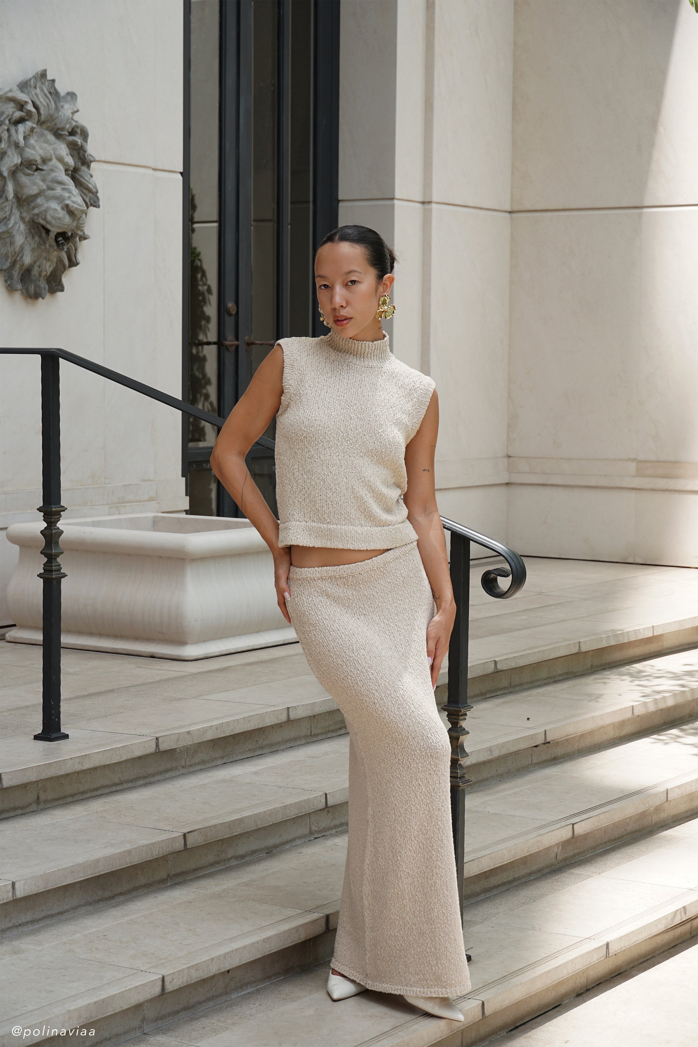 AZALEA KNIT WRAP SKIRT