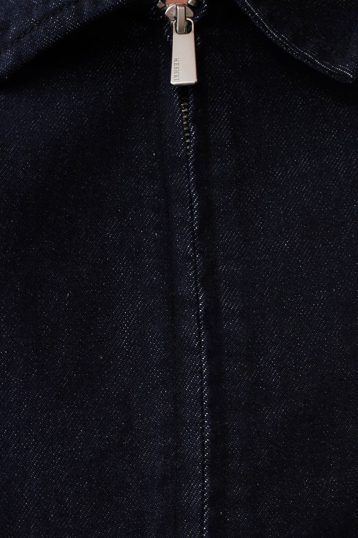 Mariah Denim Zip Jacket - Dark Indigo