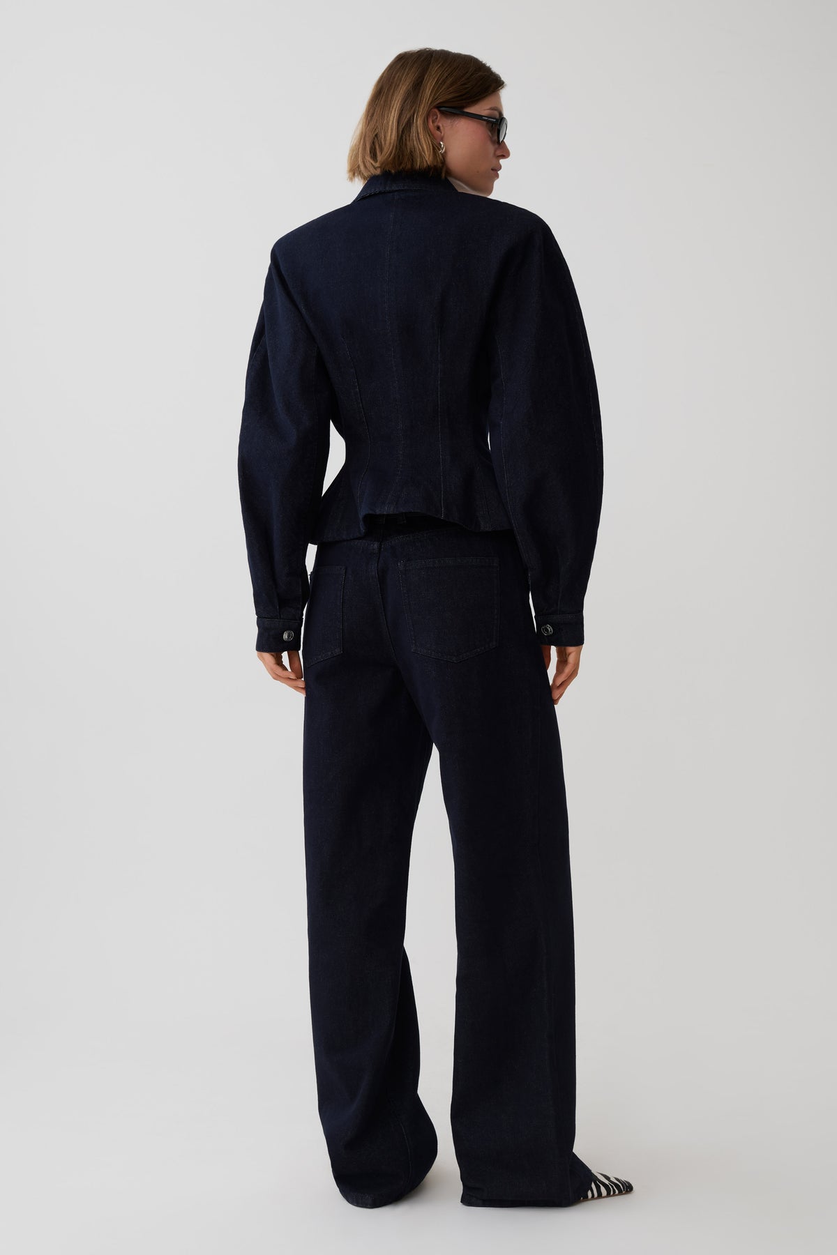April Indigo Denim Jeans - Dark Indigo #2