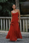 Jacinta Chiffon Maxi Dress - Black