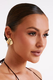 Austen Irregular Earrings - Gold