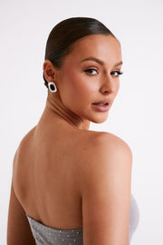 Loti Statement Earrings - Silver