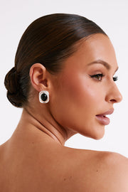 Loti Statement Earrings - Silver