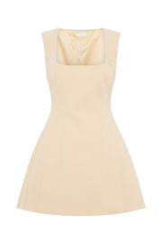 Lysandre Crepe Mini Dress - Peach