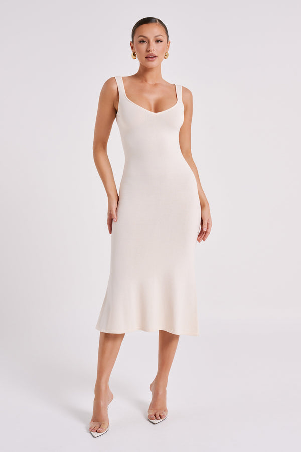 Easton Knit Midi Dress - Ivory