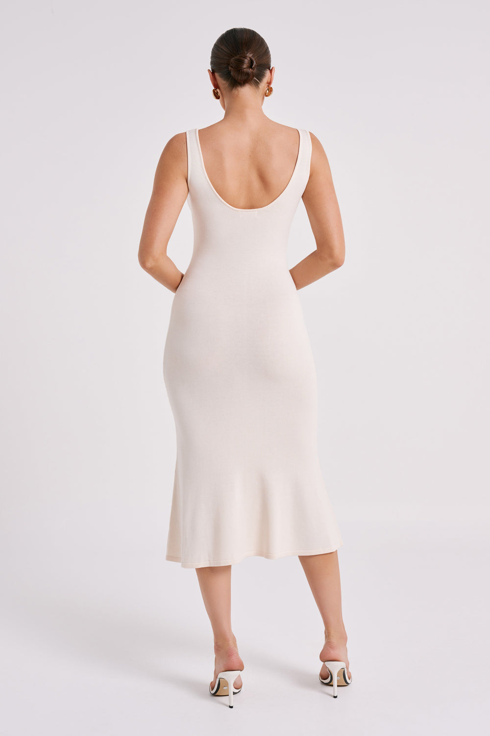 Easton Knit Midi Dress - Ivory