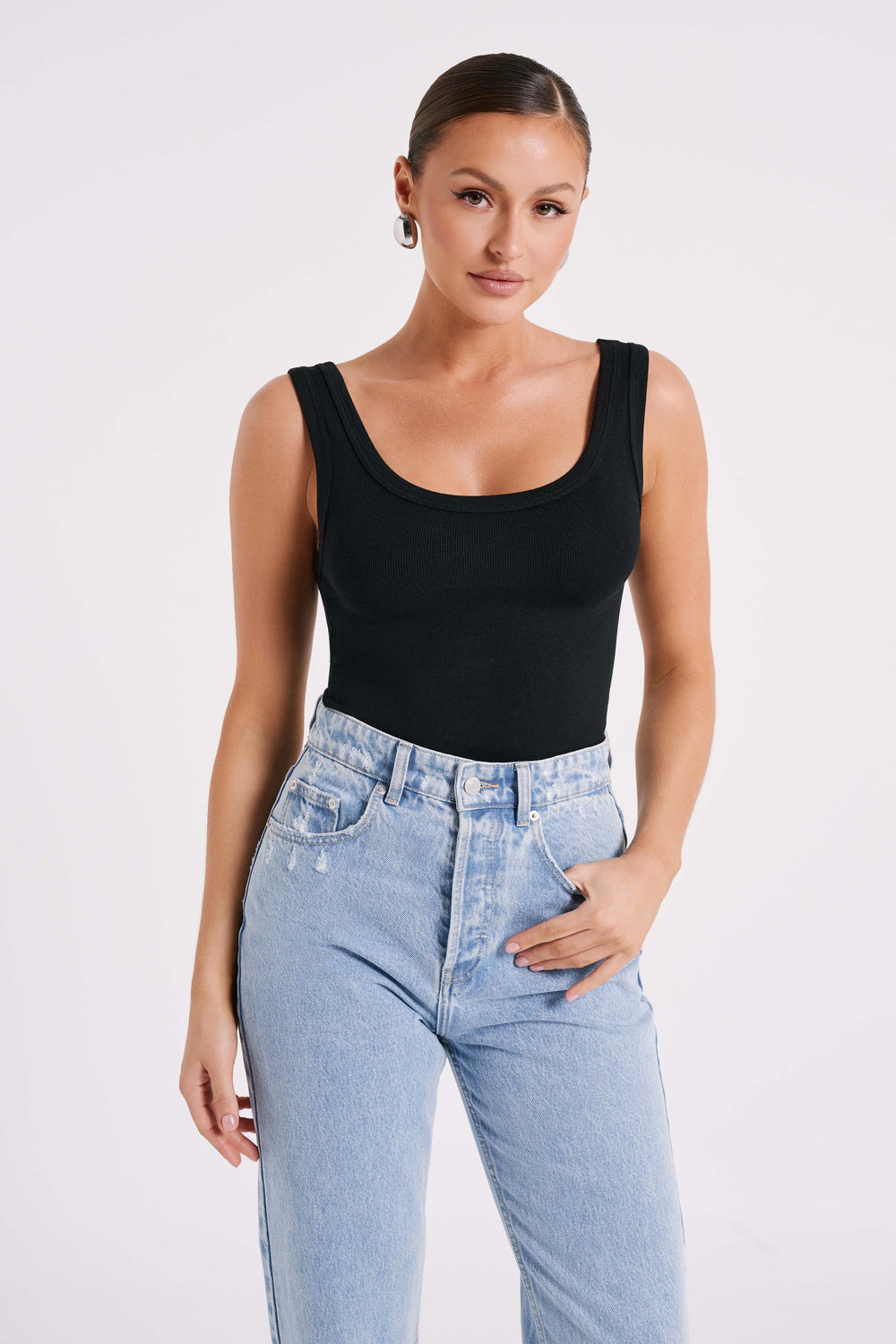 Chandler Modal Tank Top - Black