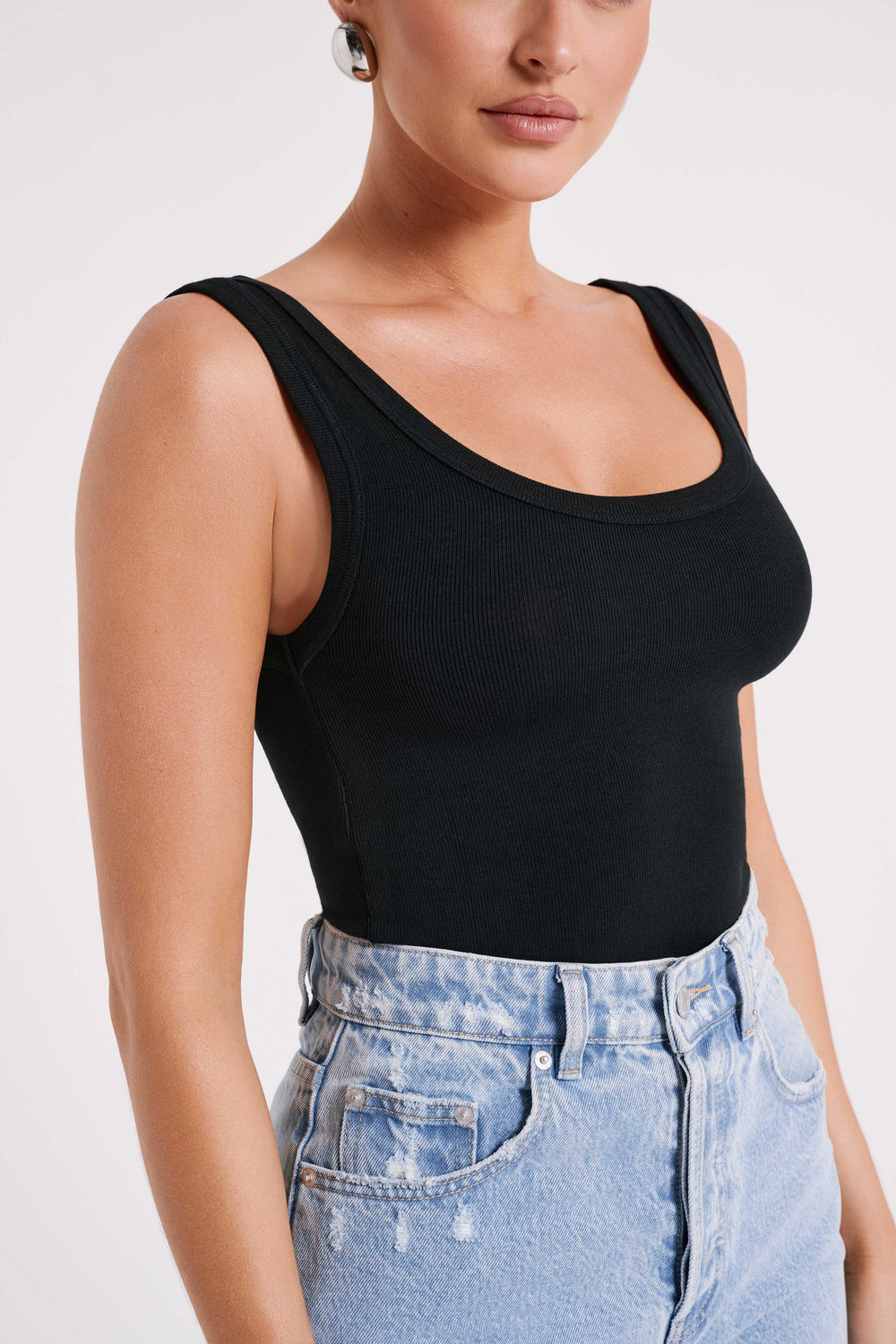 Chandler Modal Tank Top - Black