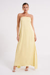 Luisa Strapless Maxi Dress - Sand