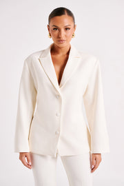 Addie Suiting Blazer - Ivory