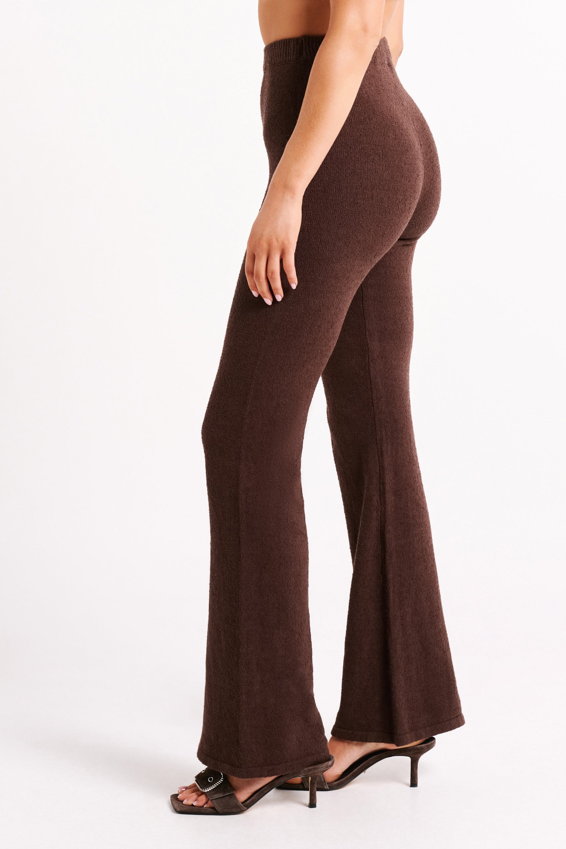 Angelina Knit Pants - Chocolate #9