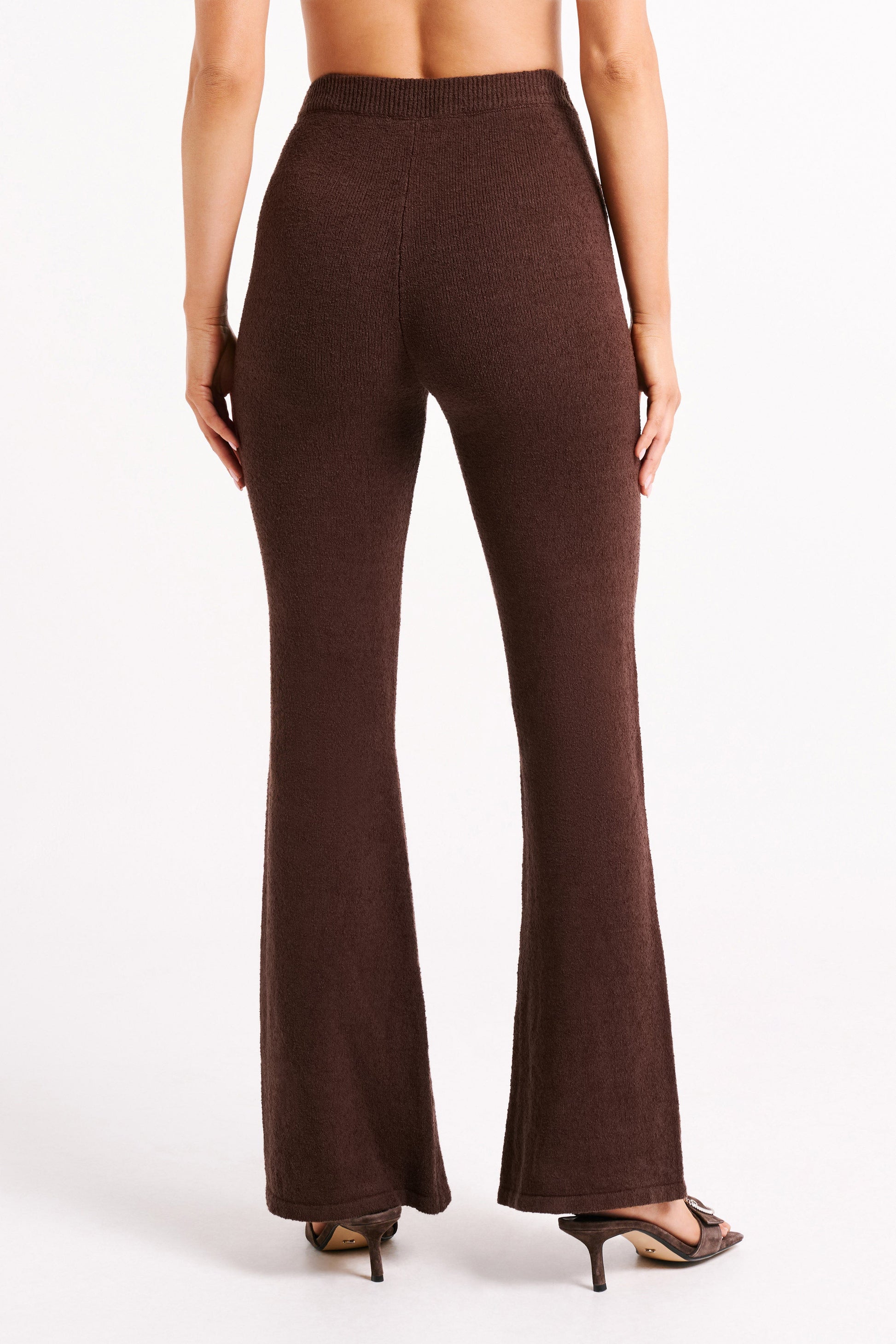 Angelina Knit Pants - Chocolate #3