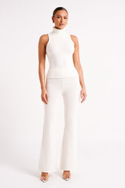 Angelina Knit Pants - Ivory