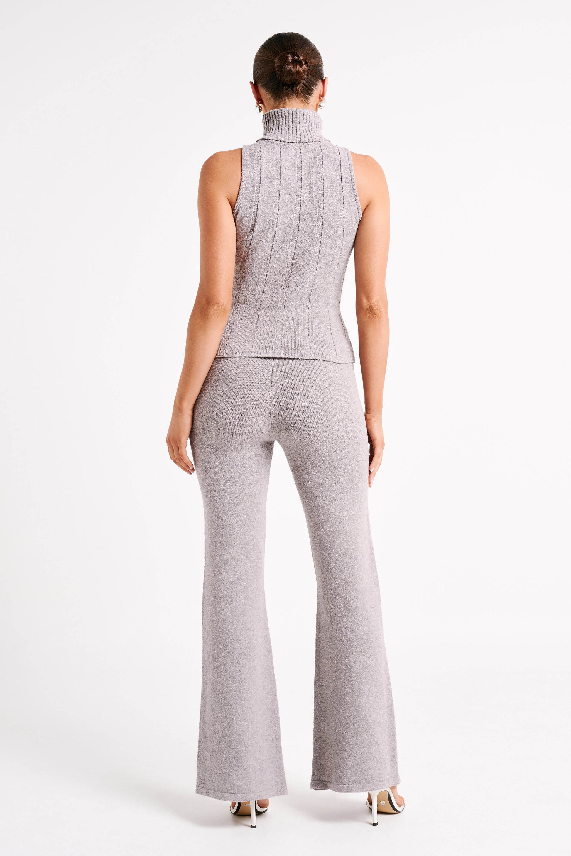 Angelina Knit Pants - Grey Marle #7
