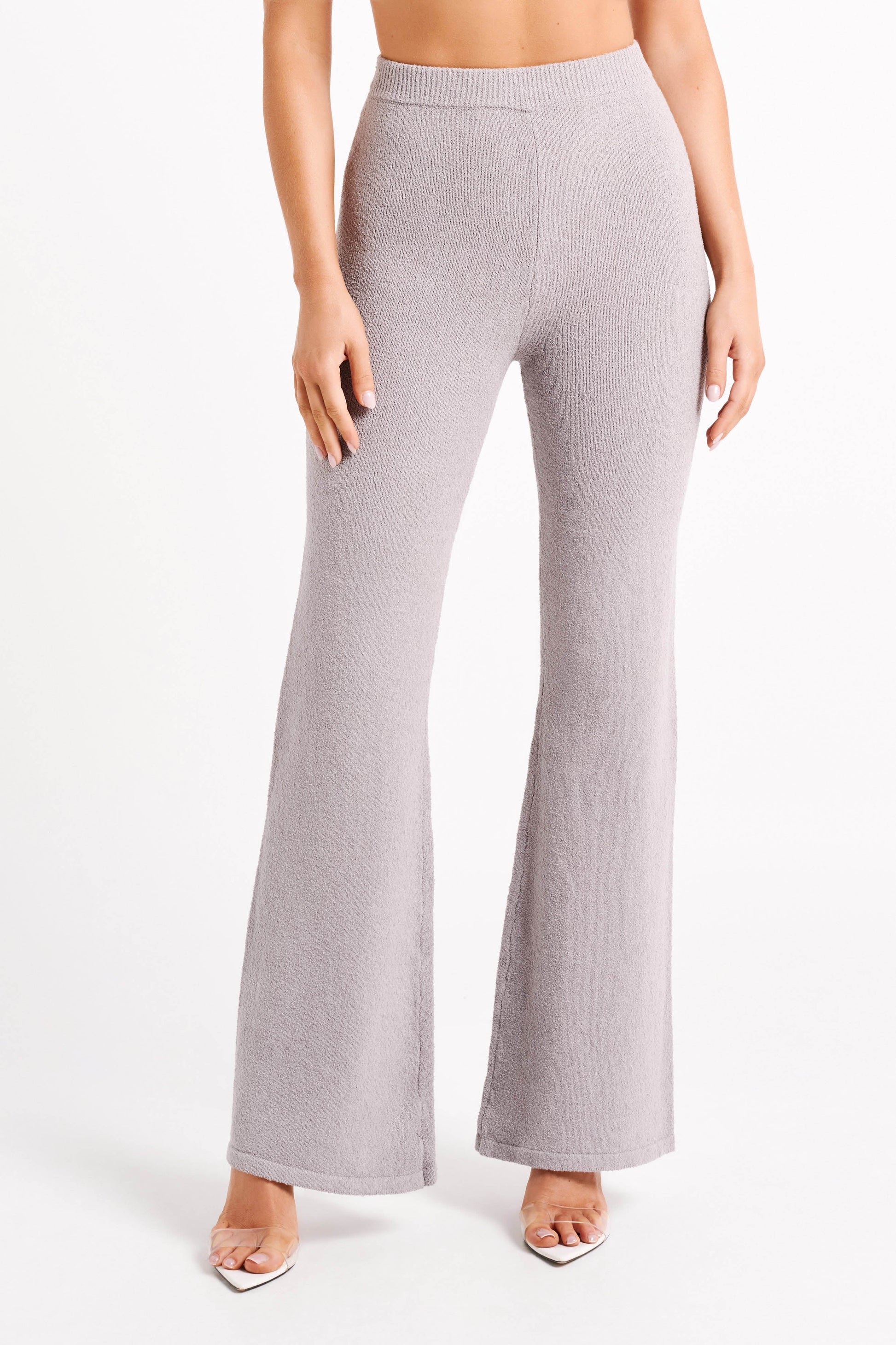 Angelina Knit Pants - Grey Marle #3