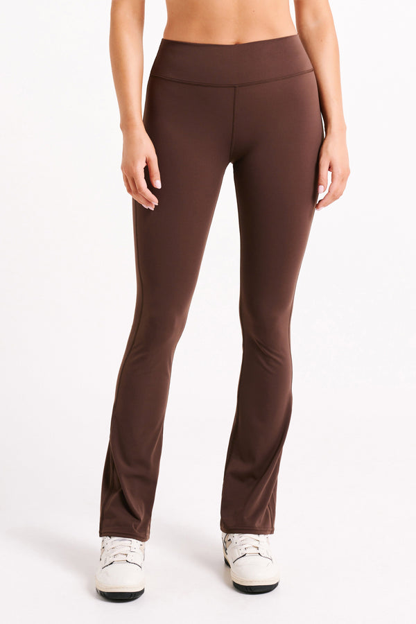 Sherrie Yoga Pants - Dark Chocolate - MESHKI