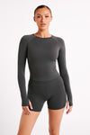 Venus Long Sleeve Top - Black