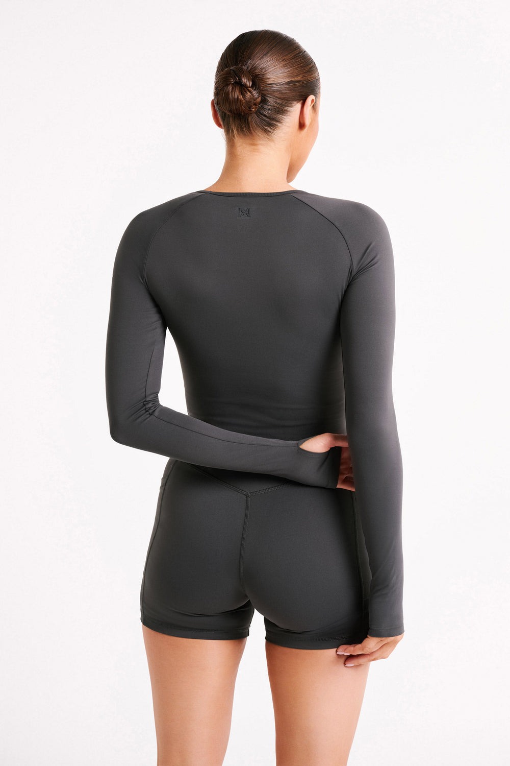 Venus Long Sleeve Top - Charcoal