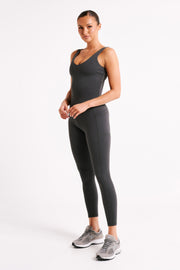 Nadine Yoga Top - Charcoal