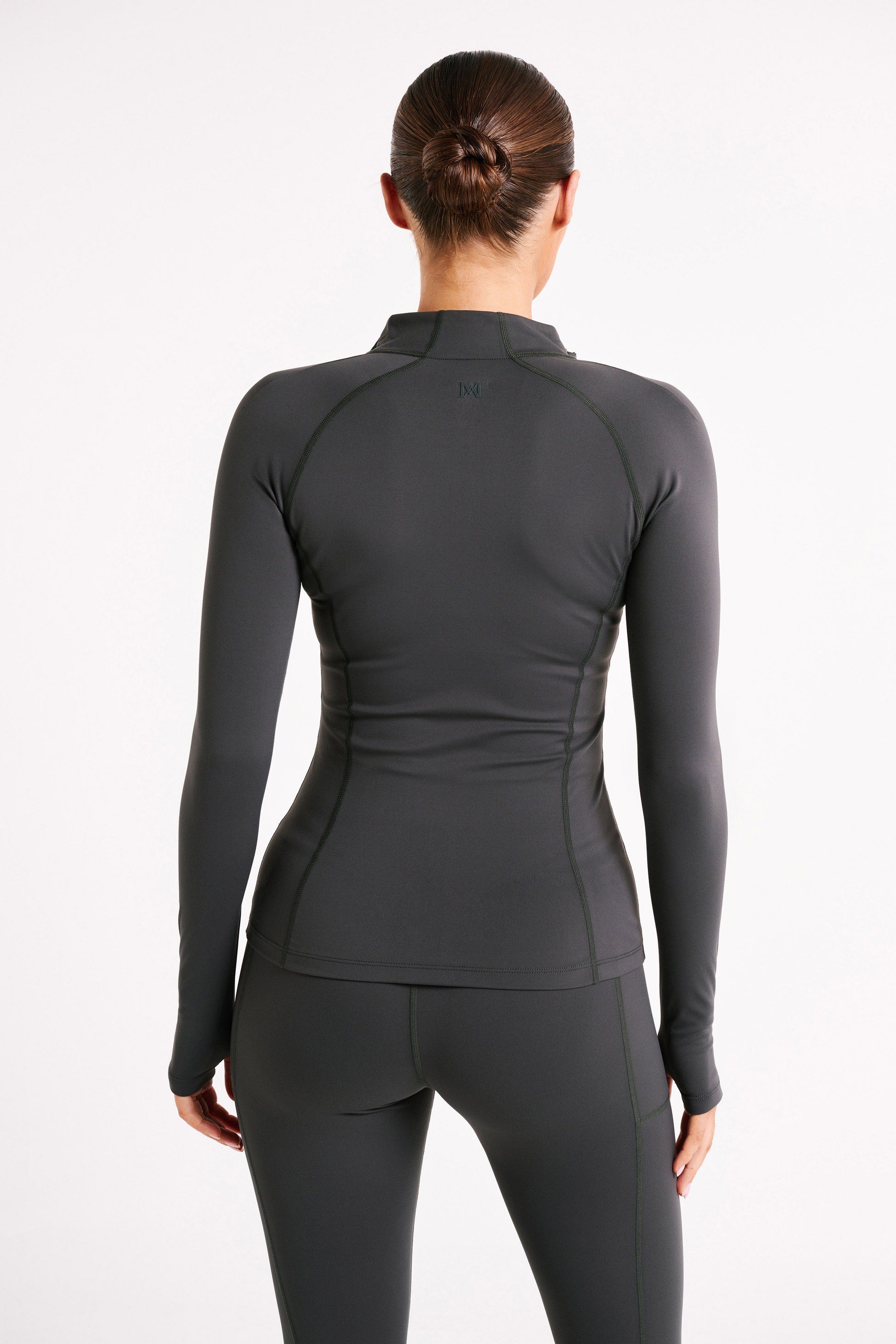 Luna Zip Up Jacket - Charcoal #2