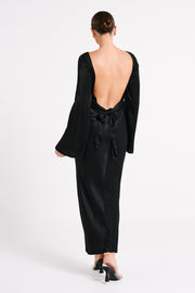 Fernanda Long Sleeve Maxi Dress - Black