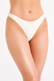 Bambi Recycled Cheeky Cut Bikini Bottoms - Ivory