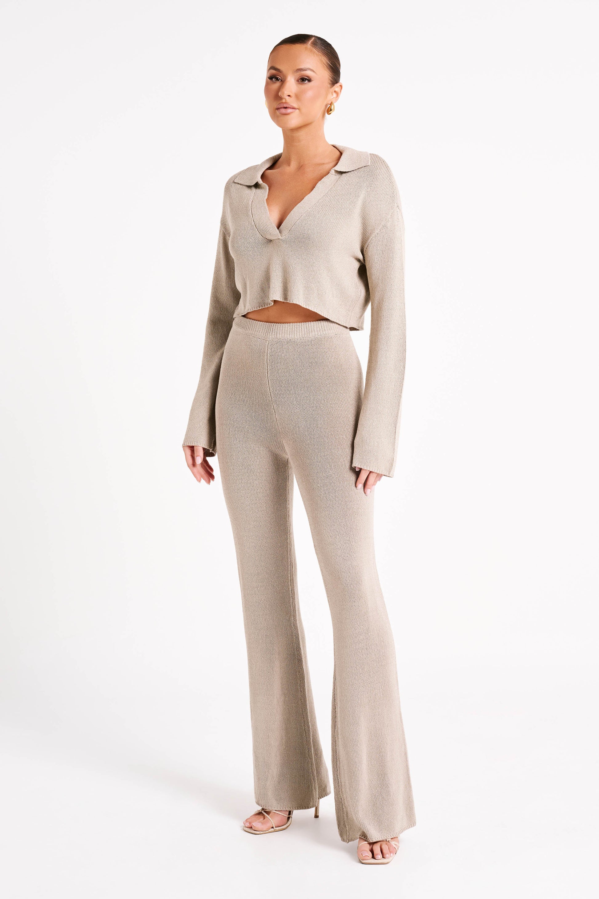Carlota Knit Pants - Taupe #5