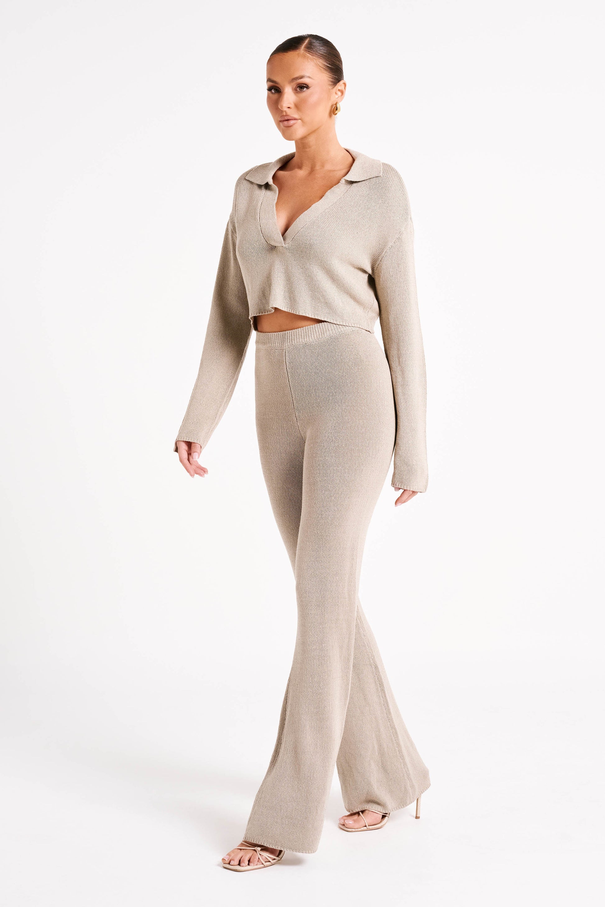 Carlota Knit Pants - Taupe #4