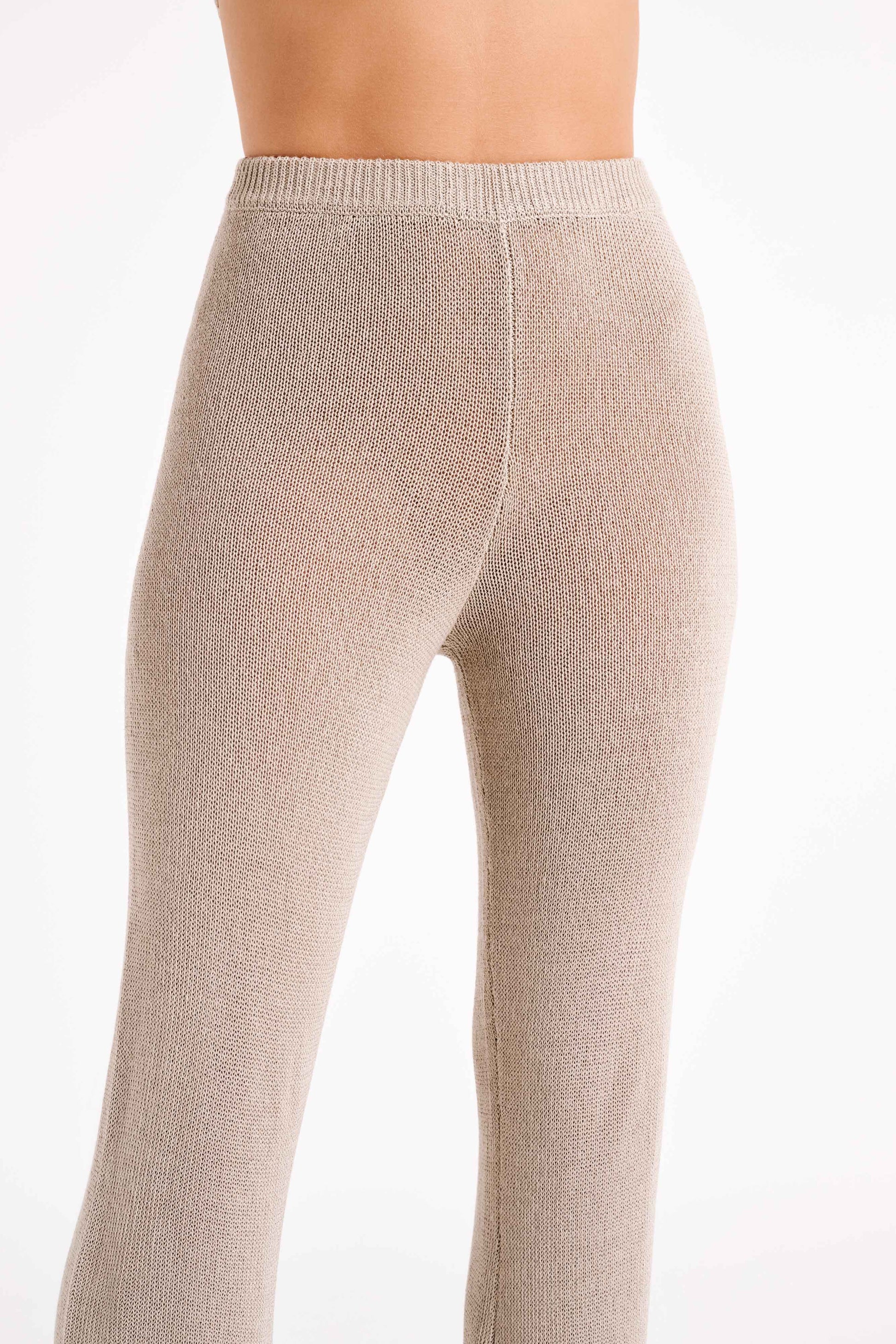 Carlota Knit Pants - Taupe #7
